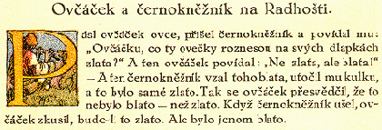 Pohádka z knihy ?Moravské národní pohádky? (Beneš Metod Kulda, rok vydání 1922). 