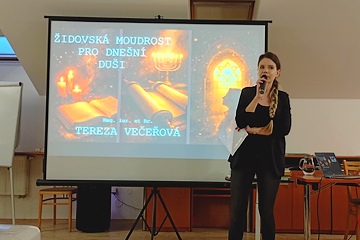 Proběhlo: Přednáška Terezy Večeřové „Židovská moudrost pro dnešní duši“ (24. 2. 2026)