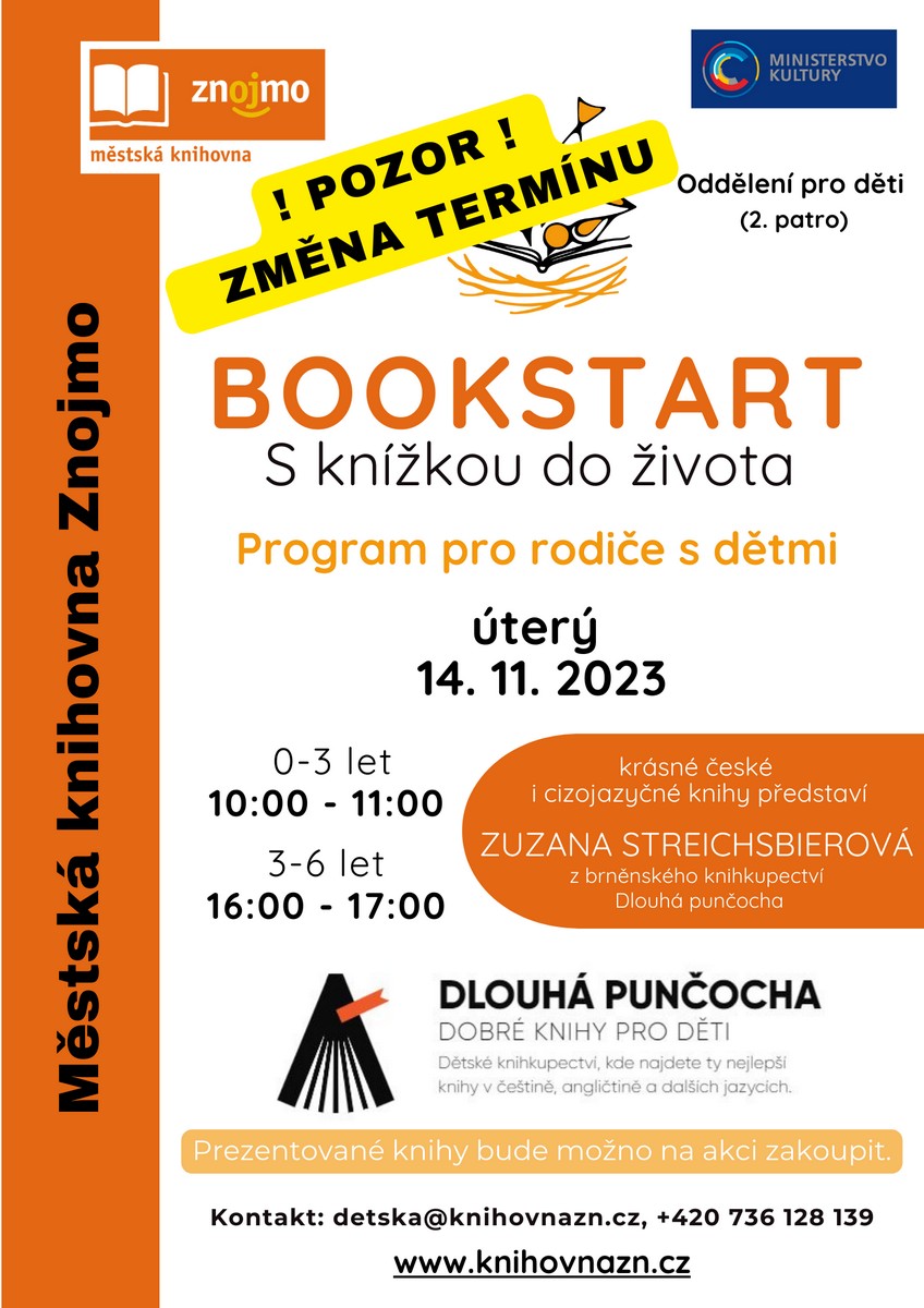 Bookstart - program pro rodiče s dětmi