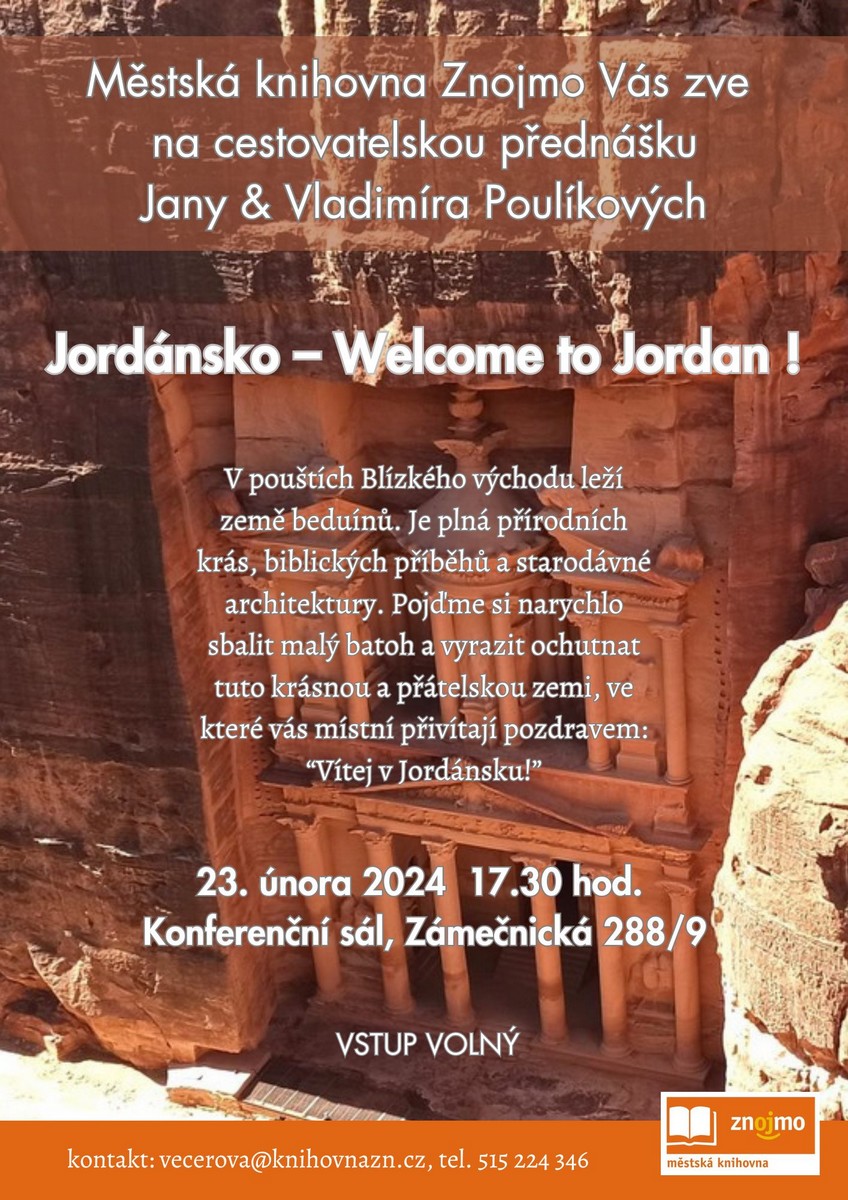Pozvánka - Jordánsko