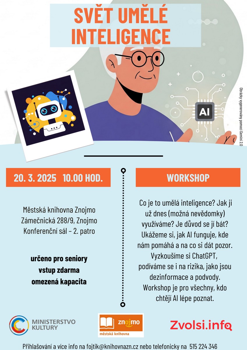 Svět umělé inteligence - pozvánka
