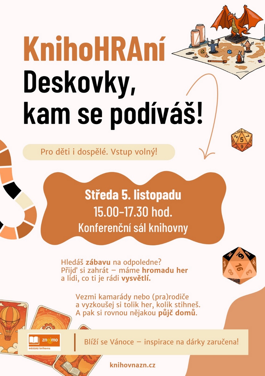 KnihoHRAní: Deskovky , kam se podíváš!
