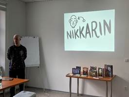 Ilustrátor a spisovatel Nikkarin