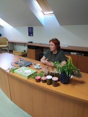 Proběhlo: Beseda s bylinkářkou Evou Huňkovou 14. 5. 2024