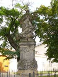 socha svatého Jana Nepomuckého v areálu Olomouckého hradu