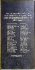 Pamětní deska věnovaná obětem 2. světové války 