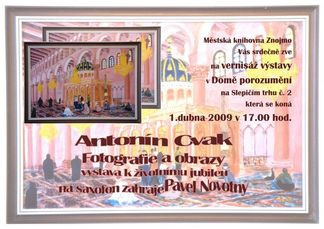 Pozvánka - Vernisáž výstavy - Antonín Cvak